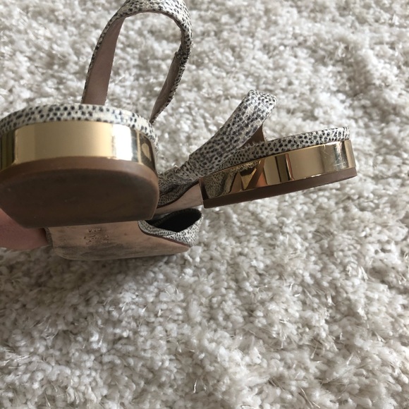 Tory Burch Snake print D’Orsay slingback flats - Picture 6 of 10